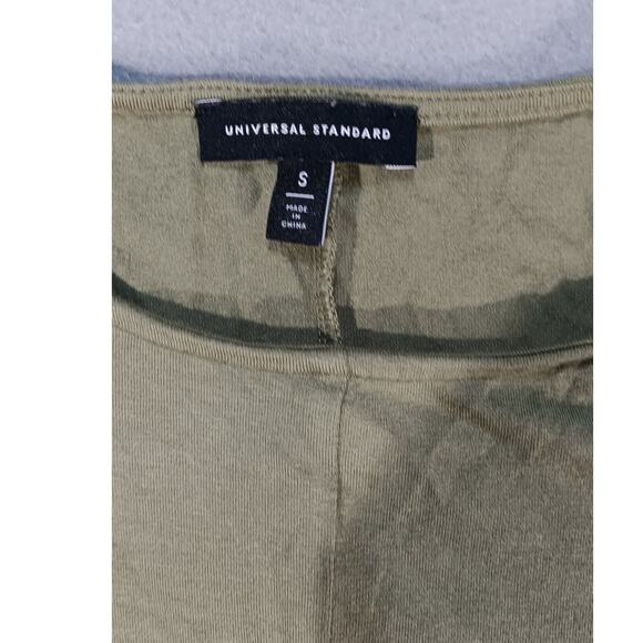 Universal Standard Dolman Long Sleeve Top Small Olive Green Soft Stretch Tee - Picture 2 of 5